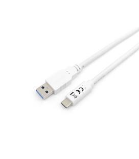 Equip 128363 cable USB USB 3.2 Gen 1 (3.1 Gen 1) 1 m USB A USB C Blanco