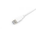 Equip 128363 cable USB USB 3.2 Gen 1 (3.1 Gen 1) 1 m USB A USB C Blanco