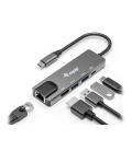 Equip 133489 base para portátil y replicador de puertos Alámbrico USB 3.2 Gen 1 (3.1 Gen 1) Type-C Gris