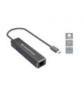 Conceptronic ABBY14B base para portátil y replicador de puertos Alámbrico USB 3.2 Gen 1 (3.1 Gen 1) Type-C Gris