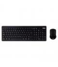 Nilox teclado+raton nxkmwe0001 inalambrico negro