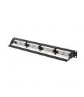 Patch panel lanberg 24 puertos 1u cat.6a utp 19pulgadas negro