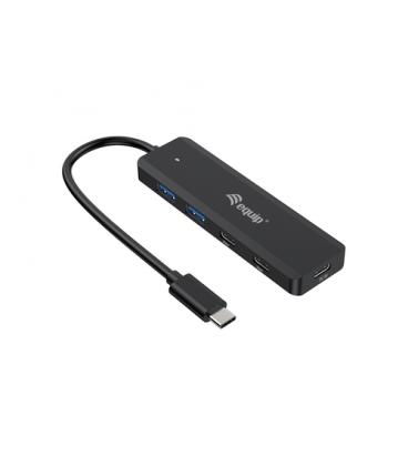 Equip 128964 hub de interfaz USB 3.2 Gen 1 (3.1 Gen 1) Type-C 5000 Mbit/s Negro