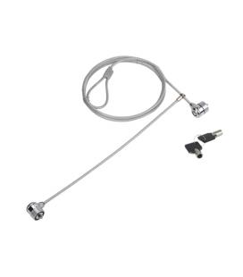 Conceptronic CNBSLOCK15T cable antirrobo Plata 1,5 m