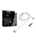 Conceptronic CNBSLOCK15T cable antirrobo Plata 1,5 m