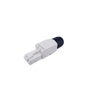 Equip 121161 conector RJ-45 Negro, Blanco