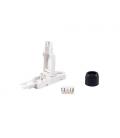 Equip 121161 conector RJ-45 Negro, Blanco