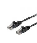 Equip 603056 cable de red Negro 7,5 m Cat6a U/UTP (UTP)