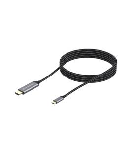 Conceptronic ABBY10G adaptador de cable de vídeo 2 m USB Tipo C HDMI Gris