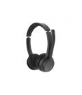 Conceptronic POLONA04B auricular y casco Auriculares Inalámbrico y alámbrico Diadema Llamadas/Música USB Tipo C Bluetooth Negro