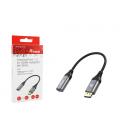 Equip 133445 adaptador de cable de vídeo 0,15 m DisplayPort HDMI Negro, Gris