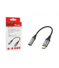 Equip 133446 adaptador de cable de vídeo 0,15 m DisplayPort HDMI Negro, Gris