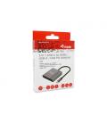 Equip 133488 Adaptador gráfico USB 3840 x 2160 Pixeles Negro, Gris