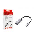 Equip 133491 adaptador de cable de vídeo 0,15 m USB Tipo C HDMI Negro, Gris