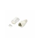 Equip 121175 conector RJ-45 Transparente, Blanco