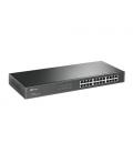 TP-Link TL-SG1024 No administrado Gigabit Ethernet (10/100/1000) 1U Negro