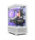 Caja gaming semitorre nox hummer vision/ blanca