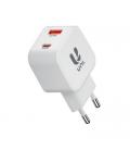 CARGADOR UNICO 2USB A+C PD3.0 30W