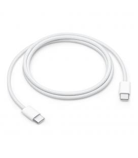 Cable usb tipo c apple 1m - macho - macho - blanco