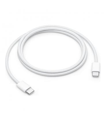 Cable usb tipo c apple 1m - macho - macho - blanco