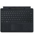 Teclado microsoft surface type + pen para surface pro9 negro italiano