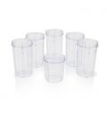 Batidora de vaso Tristar BL-4445/ 240W/ 1 Velocidad/ Capacidad 400ml/ Incluye 4 vasos