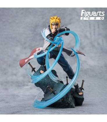 Figura tamshii nations naruto shippuden figuarts zero minato namikaze - rasengan - super fierce battle fig. 20 cm