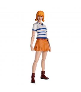 Figura tamashii nations one piece netflix series nami fig. 15 cm sh figuarts