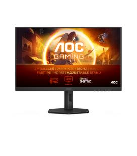 Monitor Gaming AOC Q27G4XF 27"/ QHD/ 0.5ms/ 180Hz/ IPS/ Regulable en altura/ Negro