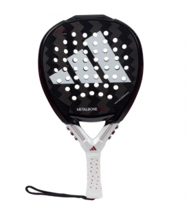 Pala de pádel adidas metalbone hrd+ 2024/ negra y blanca (ale galan)