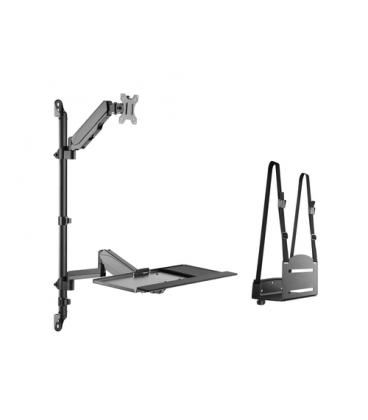 Equip 650170 soporte y montura para estación de trabajo/PC todo en uno 8 kg Negro 43,2 cm (17") 81,3 cm (32")