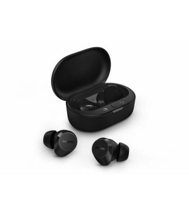 Auriculares Bluetooth Philips TAT1209 con estuche de carga/ Autonomía 6h/ Negros