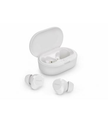 Auriculares Bluetooth Philips TAT1209 con estuche de carga/ Autonomía 6h/ Blancos