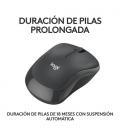 Logitech M240 Silent Ratón Bluetooth Grafito