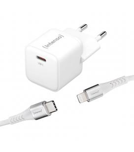 Intenso | cargador pared gan w30c usb-c|blanco