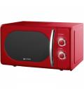 Microondas grunkel vintage mw-20rojo/ 700w/ capacidad 20l/ rojo