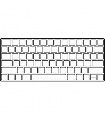 Teclado inalámbrico apple magic keyboard/ usb tipo-c/ plata