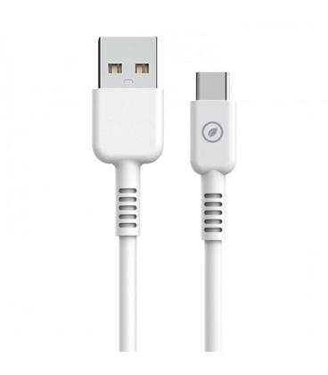 Cable usb 2.0 tipo-c muvit for change mcusc0003/ usb tipo-c macho - usb macho/ hasta 27w/ 1.2m/ blanco