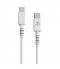 Cable usb 2.0 tipo-c muvit for change mcusc0008/ usb tipo-c macho - usb tipo-c/ hasta 60w/ 1.2m/ blanco