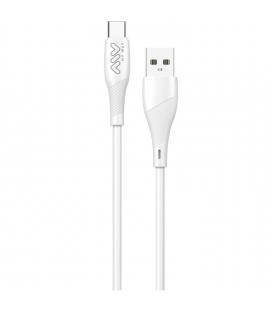 Cable usb 2.0 tipo-c myway mwusc0019/ usb macho - usb tipo-c macho/ 1m/ blanco