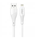 Cable usb 2.0 lightning myway mwusc0021/ usb macho - lightning macho/ 1m/ blanco