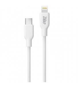 Cable usb 2.0 tipo-c lightning myway mwusc0023/ usb tipo-c macho - lightning macho/ 1m/ blanco