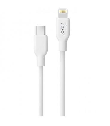 Cable usb 2.0 tipo-c lightning myway mwusc0023/ usb tipo-c macho - lightning macho/ 1m/ blanco