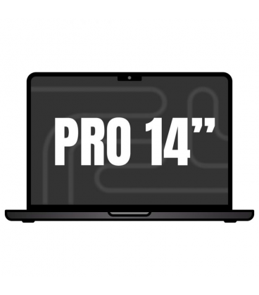 Apple macbook pro 14'/ m4 pro 12-core cpu/ 24gb/ 512gb ssd/ 16-core gpu/ negro espacial