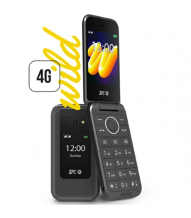 Teléfono móvil spc wild para personas mayores/ 4g/ negro