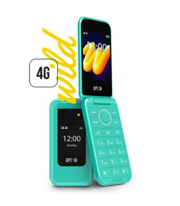 Teléfono móvil spc wild para personas mayores/ 4g/ verde