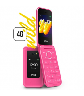 Teléfono móvil spc wild para personas mayores/ 4g/ rosa