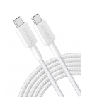 CABLE ANKER 322 USB-C TO USB-C CABLE NYLON 3M 60W WHITE