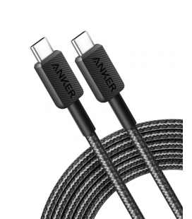 CABLE ANKER 322 USB-C TO USB-C CABLE NYLON 3M 60W BLACK