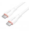 Cable usb tipo-c vention h27wf/ usb tipo-c macho - usb tipo-c macho/ 60w/ 480mbps/ 1m/ blanco